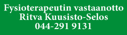 Fysioterapeutin vastaanotto Ritva Kuusisto-Selos logo